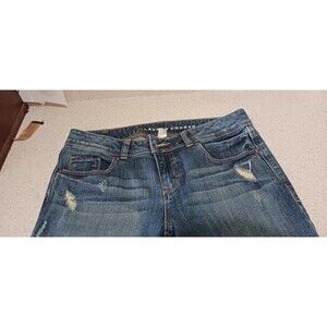 LC Lauren Conrad Jeans Womens Size 4 Blue Denim Stretch Low Rise Straight Leg